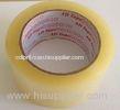 BOPP 2 Inches Hotmelt Glue Clear Packing Tape For Handwork , 40microns