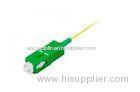 Multi Color SC / APC Fiber Optic Pigtail , Fiber Optic Patch Cords Single Mode