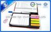 Office Hardback Rectangle Memo Sticky Notes With Bank For Promotion / Gift