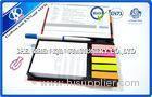 Office Hardback Rectangle Memo Sticky Notes With Bank For Promotion / Gift