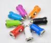 Colorful Mini USB Car Phone Charger Portable For 12V 1A Mobile Phone