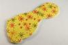 Yellow Flower Emery Board Nail File , OEM / ODM fingernail file