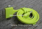 TPE Long Micro IPhone 5S Multifunction Micro Usb Charging Data Cable Green