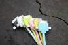 Colorful 3 in 1 Universal Cell Phone USB Cable 30 Pin For IPhone 4 Charging