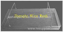 metal wire mesh cleaning basket medical cleaning basket