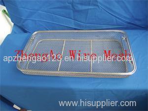stainless steel medical cleaning basket