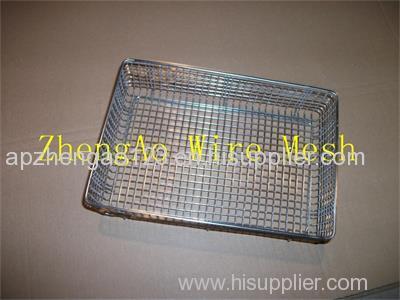 Medical equipment cleaning basket, parts clean basket, stainless steel cleaning baskets