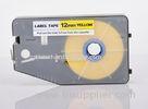 wire marking Label Maker Tape laminated industrial customized , yellow