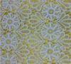 Trimming polyester / rayon Wedding Embroidered Lace Fabric for lady , Water Soluble