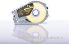 12mm wire marking Label Tape Cartridge White for electronic marking equipment