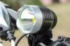 1200 Lumen 10W Cree LED XM-L T6 Bike Light , 100v - 240v Battery Charger