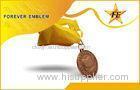Sport Event Photo Etched Bronze / Copper Metal Medals For Schools / Group