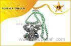 3D Hollow Custom Design Photo Etched Souvenir Custom Metal Medal With Rope