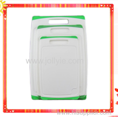 PP&TPR Antislip Plastic Cutting Board Set with 3 Different Size