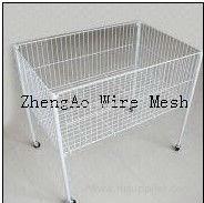 wire mesh supermarket racks shelves