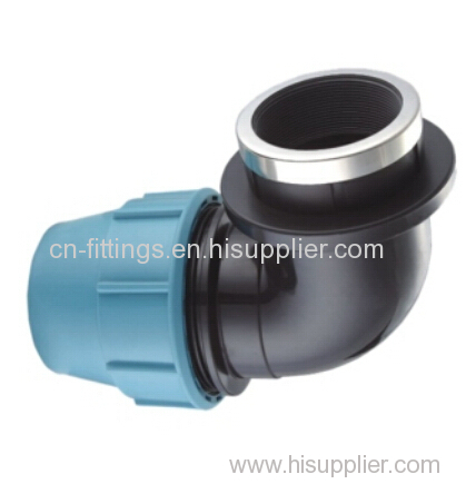 pp female elbow compression fittings