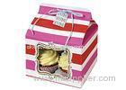 Environmental Cupcake Recycled Paper Boxes Trays Insert , Glossy Lamination