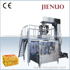 Jienuo High Speed Rotary Microwave Popcorn Food Packing Machine