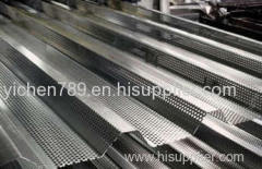 Perforated corrugated sheet for sound absorption