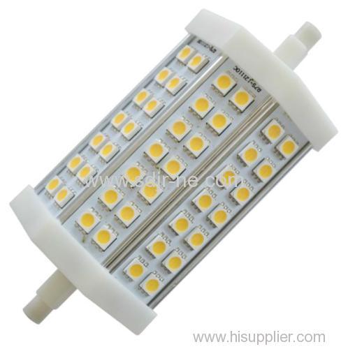 118mm 8w led r7s light double ended dimmable