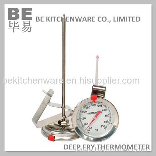 Stainless steel candy jelly deep fry thermometer