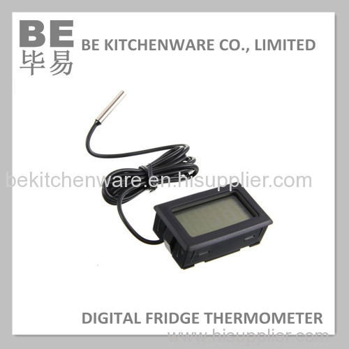 Flexible lcd display digital fridge thermometer