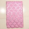 Pink African Net Lace Fabrics , Window Curtain