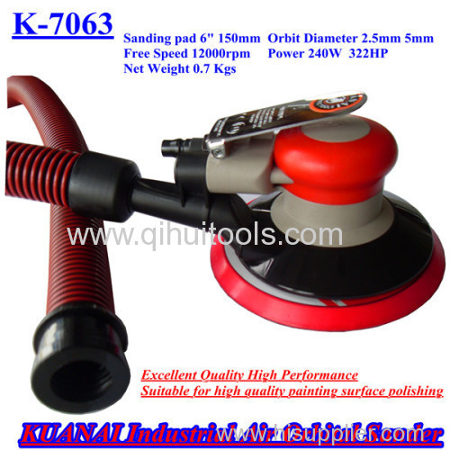 Central-Vacuum Industrial Composite Air Orbital Sander