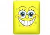 Anti - Compressive Yellow SpongeBob Ipad 2/3 Silicone Cases / Color Filled Logo