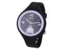 Black Silicone Jelly Watch Large Face Watch with Silicone Jelly Link Band for Boy and Man