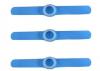 Custom Blue White Silicone Rubber Watch Straps for Slap Watch on Wrist