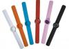 OEM Silicone Rubber Watch Strap / Slap Wristbands / 180 / 200 * 20 * 5 mm or Customized