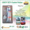 High Modulus Silicone Sealant / Grey RTV Gasket Maker For Concrete And Marble