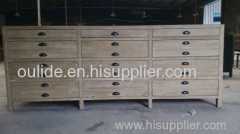 The old fir 12 drawer cabinet