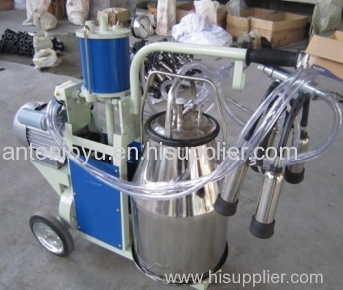 Cow piston milking machine