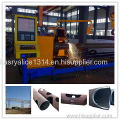 cnc plasma flame metal steel automatic pipe cutting machine