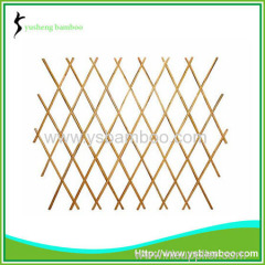 natural bamboo pole fence