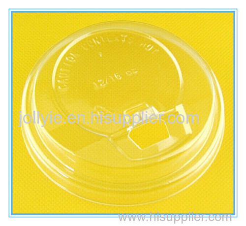 plastic clear color 90 mm coffee cup lid