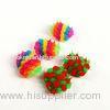 Kids Silicone Short Artificial Nail Beautiful Fingernail Art ECO Friendly