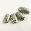 Full Cover Silver Glitter Diamond Fake Nails Charming 3D False Nail Tip