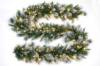 frosted garland Artificial Christmas ornament wreath