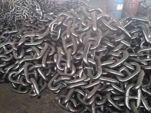 Top quality black tarred stud anchor chain with mill competitive price