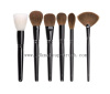 Super quality copper ferrule various face powder brushes