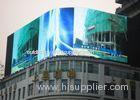 Outdoor Advertising Curved Led Display Billboard PH20 20mm IP65 Digital Video Player