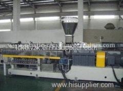 Recycled PET Parallel Double screw extruder line Plastic Granulating Machine