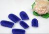 Noble Lady Flocking Powder Nail Art Blue Artist Nail For Nail Decoration