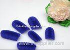 Noble Lady Flocking Powder Nail Art Blue Artist Nail For Nail Decoration