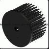 Cylinders Led Anodized Heat Sink Aluminum With Rohs , Oxidized Black