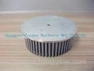 Customized Round Anodized Heat Sink / Radiator Aluminum For Led Bulbs