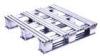 Silvery White Recyclable Stainless Steel Pallets With High Polish Finish